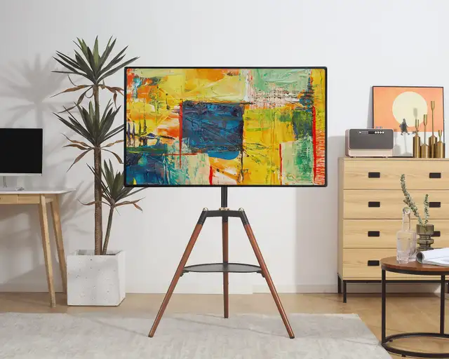 ETHU Easel TV Stand for 32-65 inch Screens - Height Adjustable  in TVs in Markham / York Region - Image 7