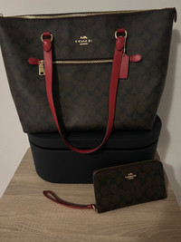 Brand New Coach Bag and Wallet Set