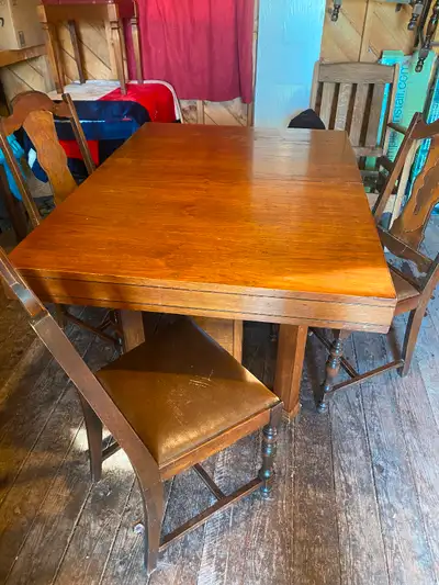 Antique Tabke and chairs, View more