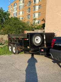 Dump trailer for rent 6x12 5 ton