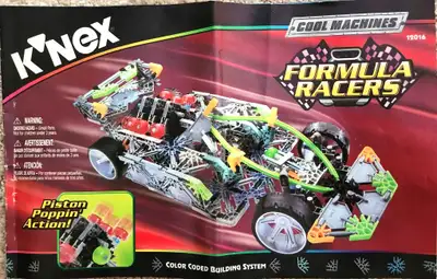 Formula Racers kit builds 3 models plus Lightning Racers kit builds 3 more models All complete kits....