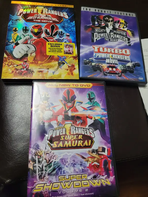 Disney/Power Ranger DVDs62863272173698121