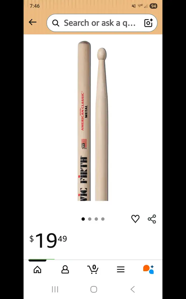Vic Firth Drum Sticks in Drums & Percussion in Ottawa - Image 6
