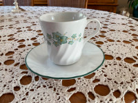 Corelle  Stonewear Cups and Saucers