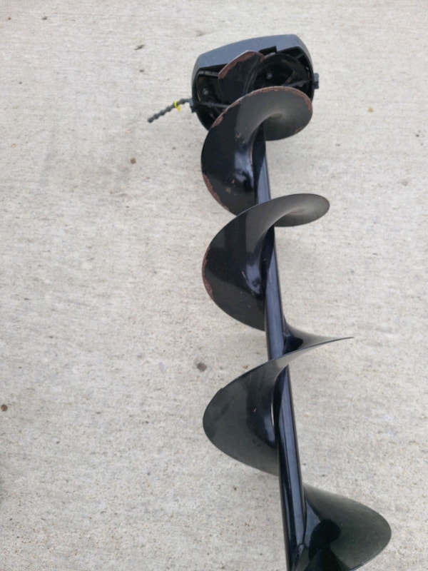8 inch husqvarna ice auger with 12 inch extension only 22lbs Outdoor