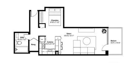 STUDIO à louer – (GATINEAU) SOUS LOCATION Disponible Pour MAI JUIN JUILLET (1er ou 15 Mai jusqu'a 31...