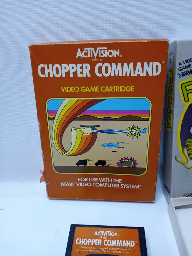 Atari 2600 Chopper Command & Frogger in Box with manuals in Older Generation in Kitchener / Waterloo - Image 3