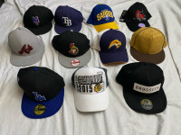 New Era MLB and NHL caps and some