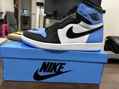 jordan 1 unc toe, size 10 DS complete with receipt, View more