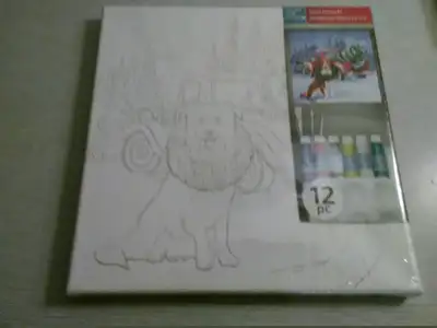 Canvas Painting Kit-NEW-12pc set, View more