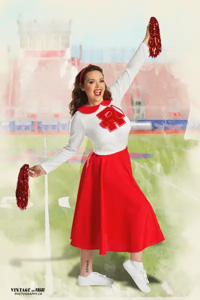 Grease Sandy Cheerleader Halloween Costume Props - Lge - Mint, View more