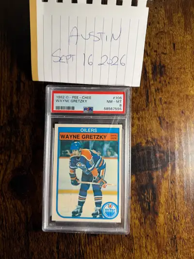 1982 O-Pee-Chee Wayne Gretzky PSA 8, View more