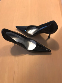 Shoes-BCBGirls black patent leather heels-Reduced!