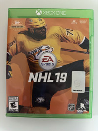 X box one game NHL 19