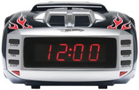 Emerson Radio Hot Wheels HW800 Snore Slammer Alarm Clock Radio