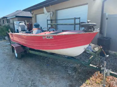 Price for quick sale. Comes with: trailer MinnKota trolling motor Garmin Fish finder 60Hp Mercury Bi...