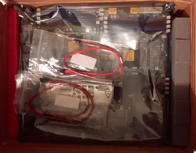 Selling off a brand new, open box Supermicro X9DAE-B dual LGA 2011 C602 server motherboard for the p...