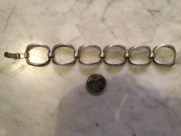 Bracelet vintage argent 925 moderniste minimaliste