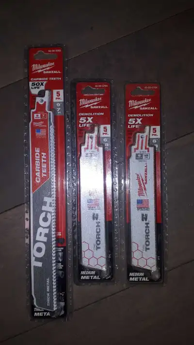 Milwaukee Sawzall Blades, View more