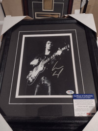 Lou Reed hand signed framed and matted 8x10 includes COA