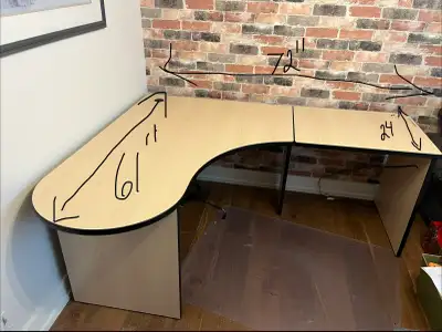 Very good shape, solid office desk