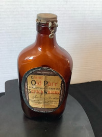 Grand Old Parr Scotch Whisky Bottle. (empty)