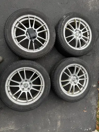 ❄️ For Sale: Winter Tires on Rims (225/50R17) ❄️ A complete set of four (4) Royal Winter tires mount...