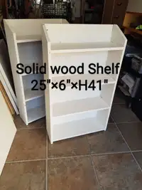 Solid wood Shelf....bookcase/ Shoes Shelf/garage/kitchen 