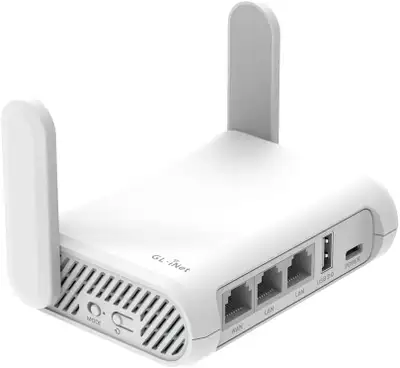 GL.iNet GL-SFT1200 (Opal) Secure Travel WiFi Router, Dual-Band Wireless Router WiFi with Gigabit Eth...