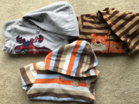 18 months- boy’s 3 piece of Hoodie’s …each $5 …together $16