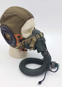 1950's Military O2 Mask and Helmet Liner