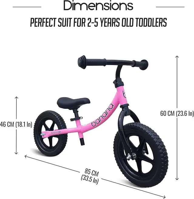 Banana bike & Lava Sport LT Balance Bike - 2-5yrs in Kids in Markham / York Region - Image 4