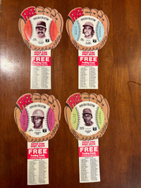 1977 Pepsi Cola Disc Baseball Gloves set of 16