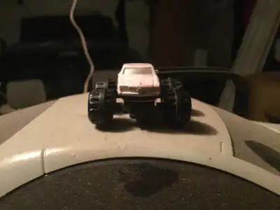 Unstoppable Mercedes 4x4 Bigfoot pink micro machines, View more