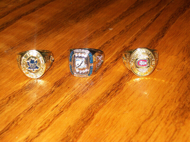 Molson's  Canadian NHL Stanley Cup Lot Of 3 Rings in Arts & Collectibles in Oakville / Halton Region - Image 3