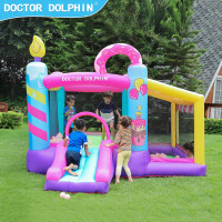 Doctor Dolphin Inflatable Bounce House, with Ball Pit
