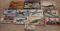 VARIOUS PLASTIC MODEL KITS