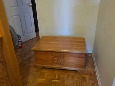 custom made wooden trunk, View more
