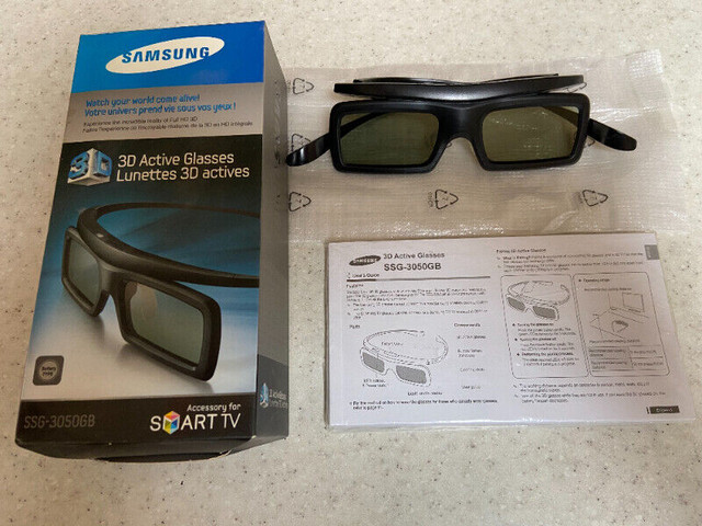 Two Pairs of Samsung Active 3D glasses SSG-3050GB LIKE NEW!!! in Video & TV Accessories in City of Toronto