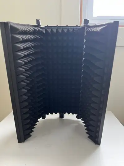Neewer Bouclier d'isolation de microphone d'enregistrement de studio professionnel. Mousse absorbant...