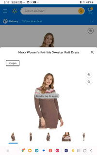 Brand new Short Sweater Knit Dress for cold weather MEXX $33  