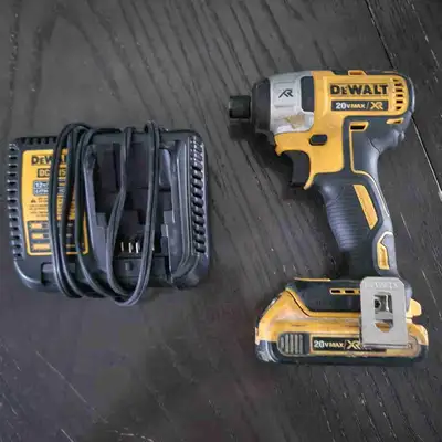 dewalt 20v impact with 1 battery and charger, View more