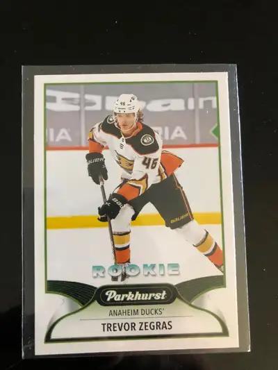 Trevor Zegras 2021 Parkhurst rookie card mint condition, View more