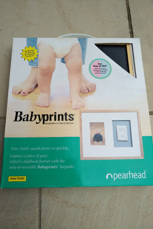 Babyprints Keepsake Kit and Frame by Pearhead in Hobbies & Crafts in Markham / York Region - Image 3