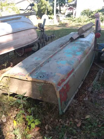 I have a 16 ft flatback canoe plus all the materials for this great project boat,,"hunters special"....