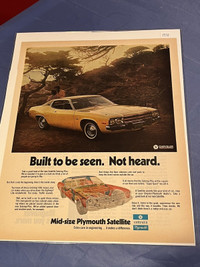 1973 Plymouth Satellite Original Ad