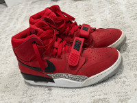 Red Suede Air Jordan’s 