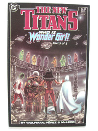 THE NEW TITANS Comic - No 52 -  01/1989 - Who is Wonder Girl