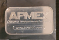 1 oz APMEX silver/lingot argent bar (.999)