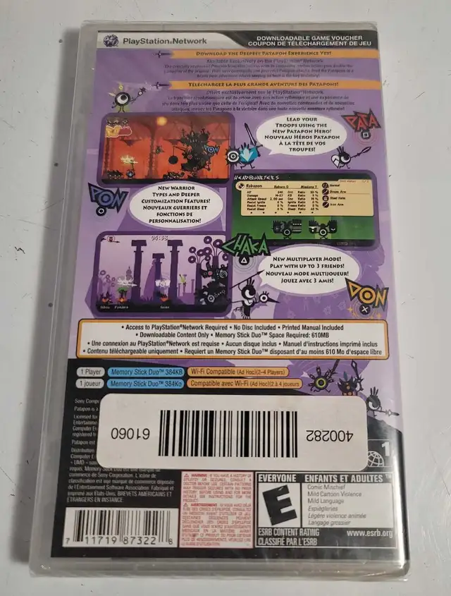 Patapon 2 PSP NEW  in Sony PSP & Vita in Barrie - Image 3
